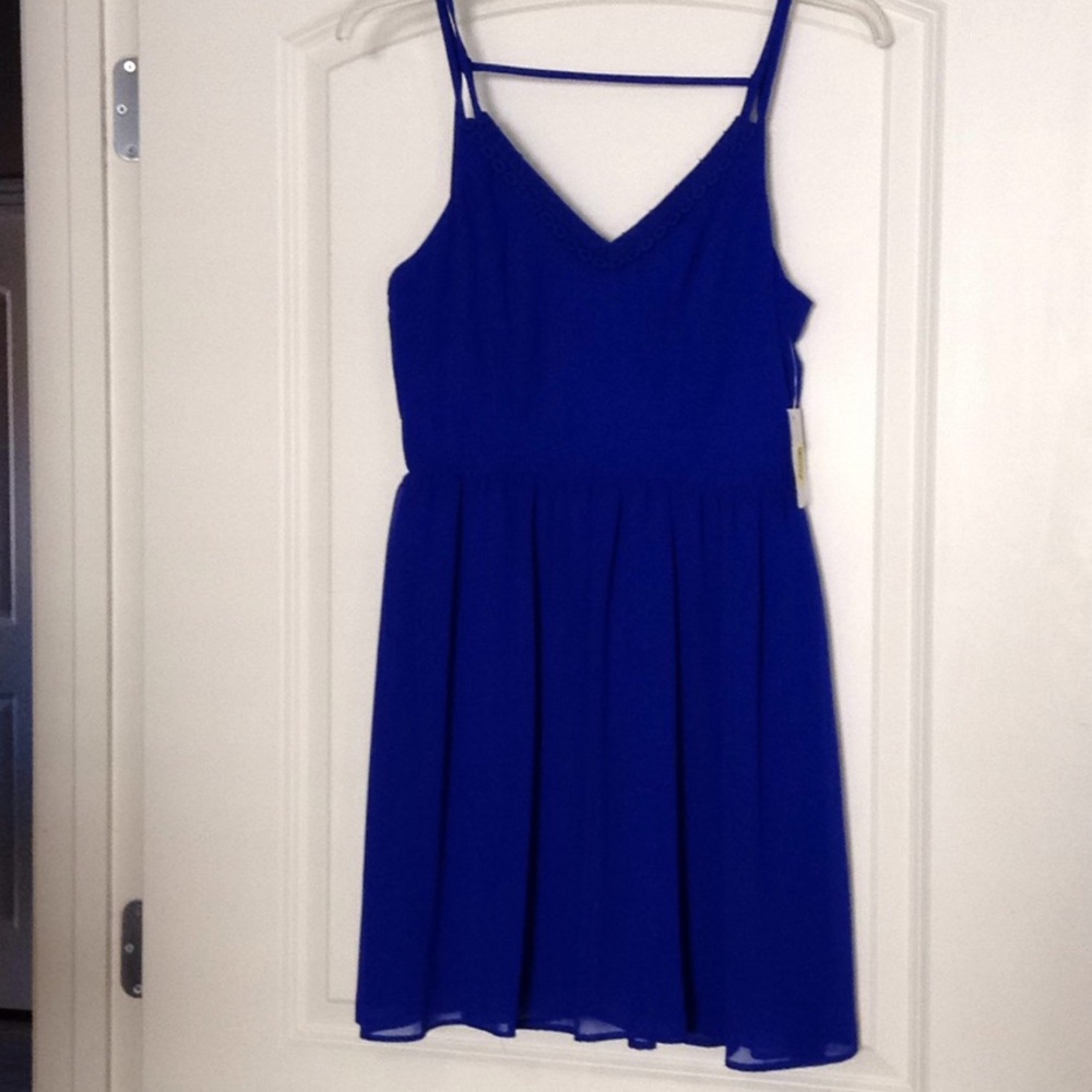 Fun and flirty spaghetti strap dress!